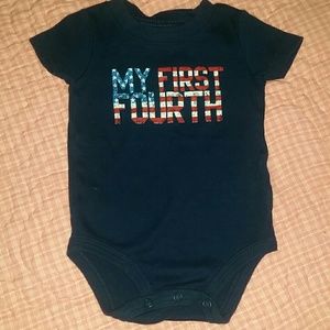 Unisex My First Fourth of July Onsie